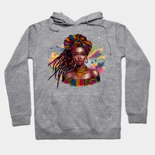 Afrocentric Black Woman Hoodie